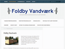 Tablet Screenshot of foldbyvand.dk